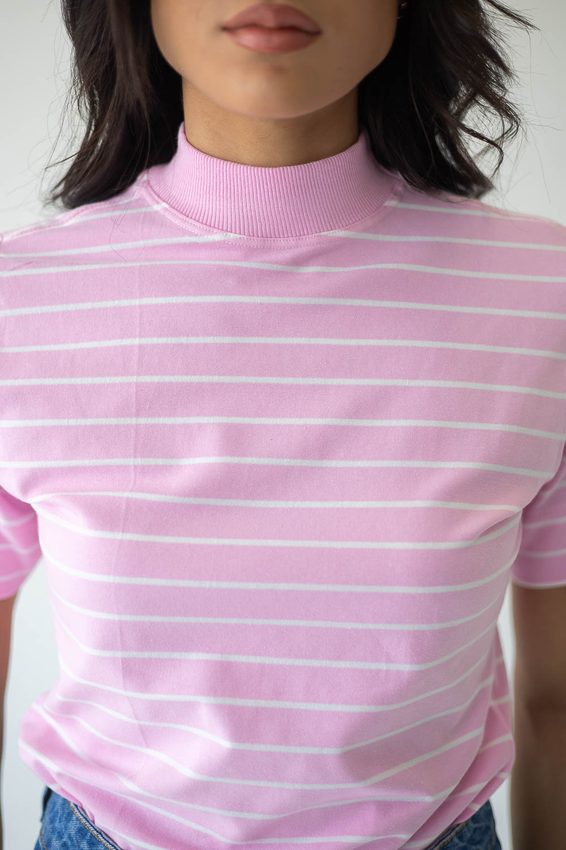 T-Shirt Gola Alta Risca De Giz